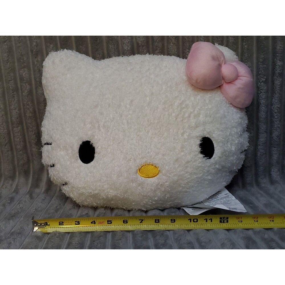 🌸 HELLO KITTY Large Decorative Pillow Pink & White 🌸